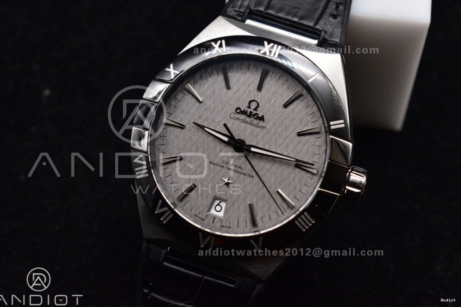 1:1 SBF Black SS A8900 Gummy Super Edition Constellation on Strap Clone Gray Dial Best 0101